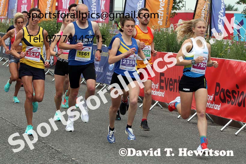 Sunderland City 10k Road Race, 2021 Sunderland City 5k, 10k and Half Marathon Road Races. Photo: David T. Hewitson/Sports for All Pics